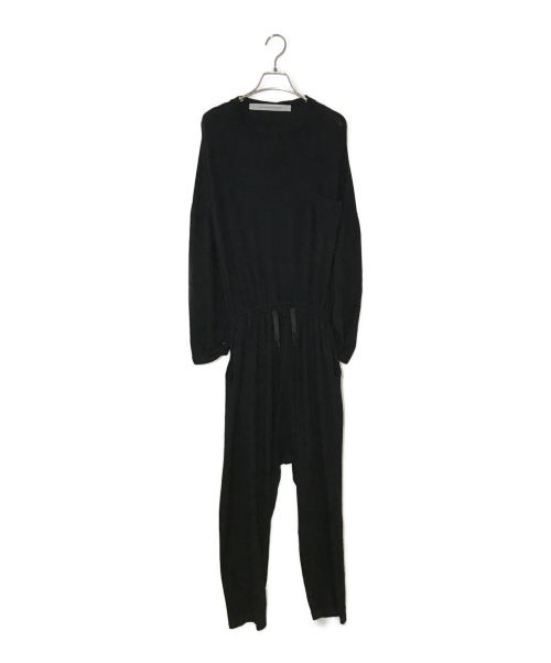 COGTHEBIGSMOKE（コグザビッグスモーク）COGTHEBIGSMOKE (コグザビッグスモーク) ウォッシャブルウールジャンプスーツ ブラック サイズ:-の古着・服飾アイテム