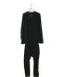 COGTHEBIGSMOKE (コグザビッグスモーク) ウォッシャブルウールジャンプスーツ ブラック サイズ:-：3980円