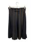 HERMES (エルメス) レザーパイピングスカート ブラック サイズ:38：16000円