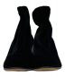 sergio rossi (セルジオロッシ) ベロアショートブーツ ブラック サイズ:37 1/2：7000円