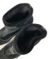 中古・古着 sergio rossi (セルジオロッシ) ベロアショートブーツ ブラック サイズ:37 1/2：7000円