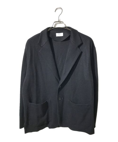 UNDECORATED（アンデコレイテッド）UNDECORATED (アンデコレイテッド) S140 WOOL KNIT JACKET ブラック サイズ:1の古着・服飾アイテム