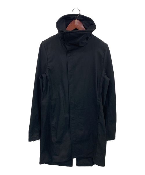 ripvanwinkle（リップヴァンウィンクル）ripvanwinkle (リップヴァンウィンクル) Flannel jersey Coat ブラック サイズ:5の古着・服飾アイテム