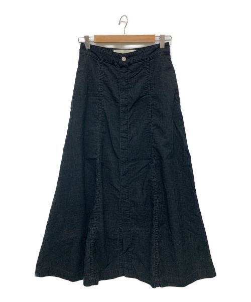 THE SHINZONE（ザ シンゾーン）THE SHINZONE (ザ シンゾーン) CORDUROY FLARE SKIRT ブラック サイズ:34の古着・服飾アイテム