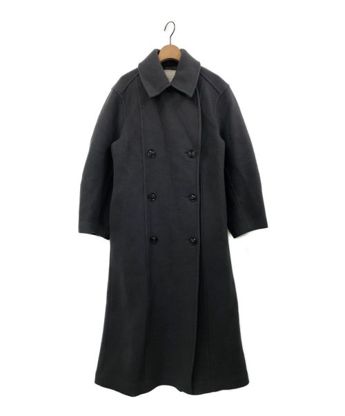 Snidel（スナイデル）Snidel (スナイデル) ウエストフィットロングコート グレー サイズ:1の古着・服飾アイテム