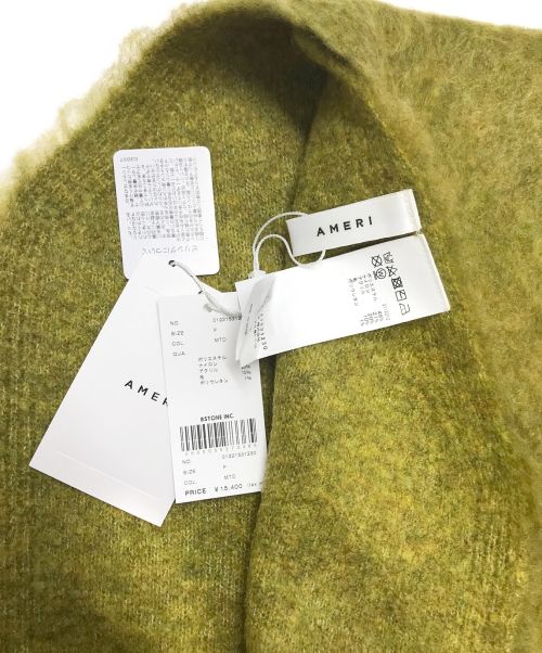 Ameri（アメリ）Ameri (アメリ) SHAGGY FRINGE STOLE ライトグリーン サイズ:F 未使用品の古着・服飾アイテム