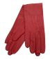 Sermoneta Gloves（セルモネータグローブス）の古着「レザーグローブ」｜レッド