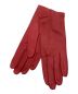 Sermoneta Gloves (セルモネータグローブス) レザーグローブ レッド 未使用品：3980円