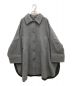 BLACK by moussy（ブラックバイマウジー）の古着「big silhouette wool coat」｜グレー