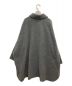 BLACK by moussy (ブラックバイマウジー) big silhouette wool coat グレー サイズ:FREE：14800円