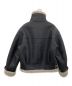 FRAY ID (フレイ アイディー) シングルボンバージャケット ブラック：15000円