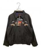 TAILOR TOYOテーラー東洋）の古着「Late 1950s Style Souvenir Jacket　TT15022　“LANDSCAPE” (AGING MODEL)」｜ブラック