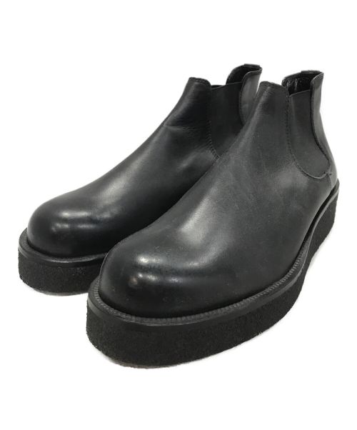 PADRONE（パドローネ）PADRONE (パドローネ) サイドゴアレザーブーツ ブラック サイズ:40の古着・服飾アイテム
