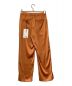 08sircus (ゼロエイトサーカス) Vintage satin slit easy pants オレンジ サイズ:1：7800円