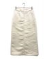 Demi-Luxe Beams（デミルクス ビームス）の古着「グロスサテンタイトスカート」｜オフホワイト