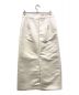 Demi-Luxe Beams (デミルクス ビームス) グロスサテンタイトスカート オフホワイト サイズ:38：5800円