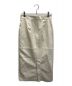 Adam et Rope (アダムエロペ) フェイクレザーロングスカート アイボリー サイズ:38：5000円