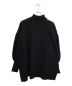 HeRIN.CYE (ヘリンドットサイ) Knit poncho ブラック×ベージュ サイズ:F：5800円