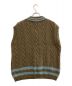 oldderby Knitwear (オールドダービーニットウェア) ニットベスト ブラウン サイズ:ＸＬ：4800円