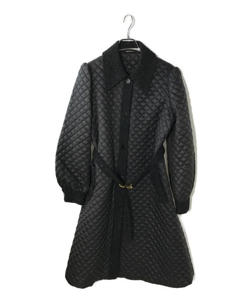 N.Frame（エヌ フレーム）N.Frame (エヌ フレーム) ウエストマークキルティングコート ブラック サイズ:Sの古着・服飾アイテム
