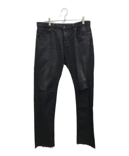 MINEDENIM（マインデニム）MINEDENIM (マインデニム) S.Slim STR 5pocket BUS スーパースリムジーンズ ブラック サイズ:12の古着・服飾アイテム