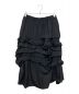 COMME des GARCONS COMME des GARCONS (コムデギャルソン コムデギャルソン) 変形ティアードフリルロングスカート ブラック サイズ:S：35000円