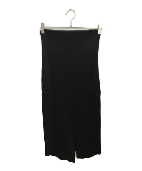 CHAOS（カオス）CHAOS (カオス) シルクコンミラノリブタイトスカート ブラック サイズ:Freeの古着・服飾アイテム