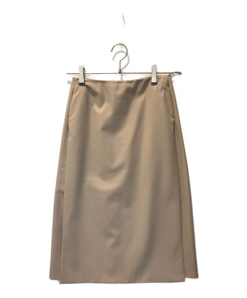 HERMES（エルメス）HERMES (エルメス) ヴァージンウールタイトスカート ベージュ サイズ:34の古着・服飾アイテム