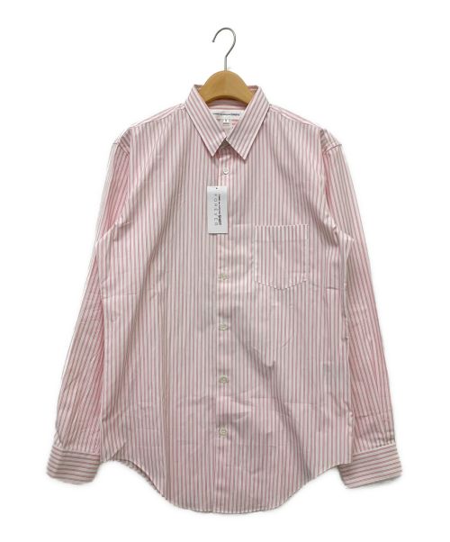 COMME des GARCONS SHIRT（コムデギャルソンシャツ）COMME des GARCONS SHIRT (コムデギャルソンシャツ) フォーエバーストライプシャツ ピンク×ホワイト サイズ:Xの古着・服飾アイテム