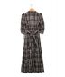 HER LIP TO (ハーリップトゥ) Bergamo Plaid Tiered Long Dress ブラウン サイズ:S：9800円