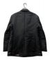 BACCA (バッカ) ウールリネンサテン ボクシージャケット ブラック サイズ:36：9000円
