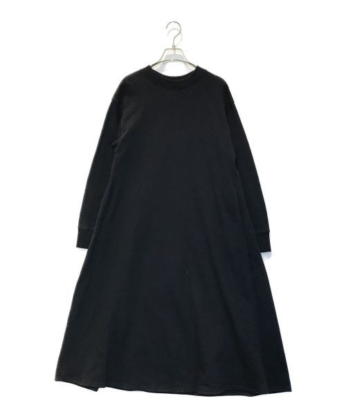CAFUNE（カフネ）CAFUNE (カフネ) スウェットワンピース ブラック サイズ:38の古着・服飾アイテム