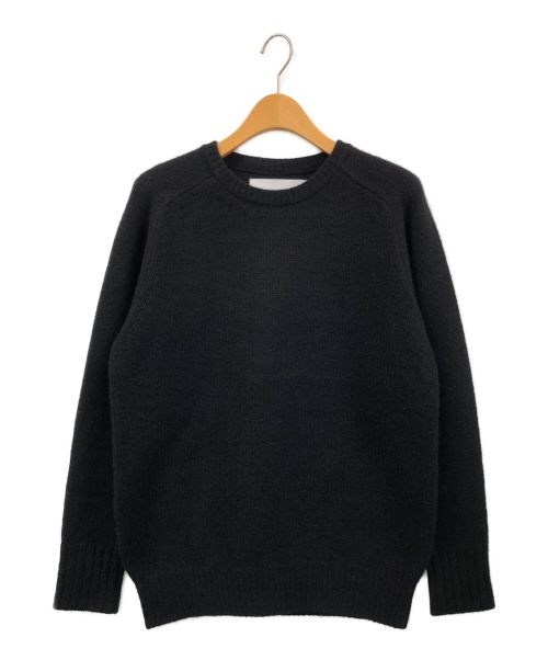walenode（ウェルノード）walenode (ウェルノード) Tibetan yak Shetland sweater ブラック サイズ:1の古着・服飾アイテム