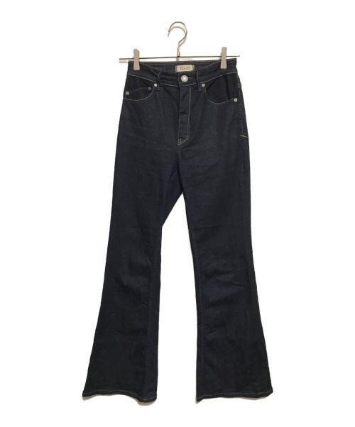 YANUK（ヤヌーク）YANUK (ヤヌーク) ブーツカットデニムパンツ ネイビー サイズ:SIZE 24の古着・服飾アイテム