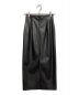 BLENHEIM (ブレンヘイム) フェイクラムスキンレザーロングタイトスカート ブラック サイズ:SIZE XXS：5800円