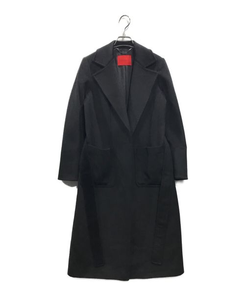 MAX&Co.（マックスアンドコー）MAX&Co. (マックスアンドコー) RUNAWAY ラナウェイベルト ウールコート ブラック サイズ:36の古着・服飾アイテム