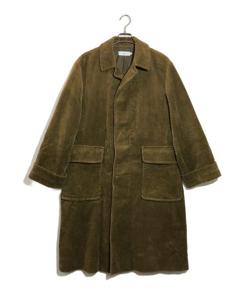 Graphpaper（グラフペーパー）Graphpaper (グラフペーパー) BRISBANE BAL COLLAR COAT ブラウン サイズ:1の古着・服飾アイテム