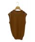 MIU MIU (ミュウミュウ) Caramel Intarsia Cashmere Vest ブラウン サイズ:38：100000円