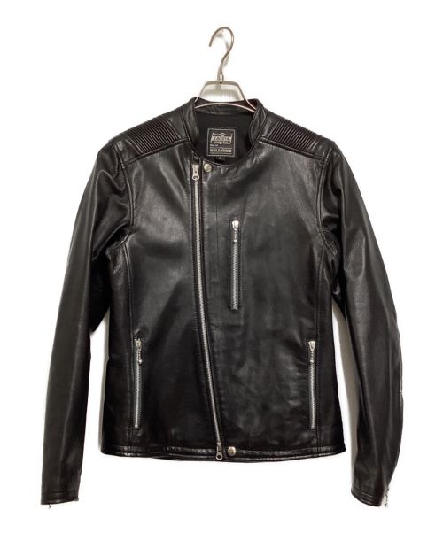 KADOYA（カドヤ）KADOYA (カドヤ) ラムレザーライダースジャケット ブラック サイズ:Sの古着・服飾アイテム