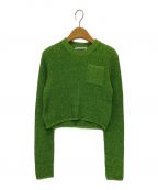 Acne studiosアクネストゥディオス）の古着「Ribbed sweater」｜グリーン