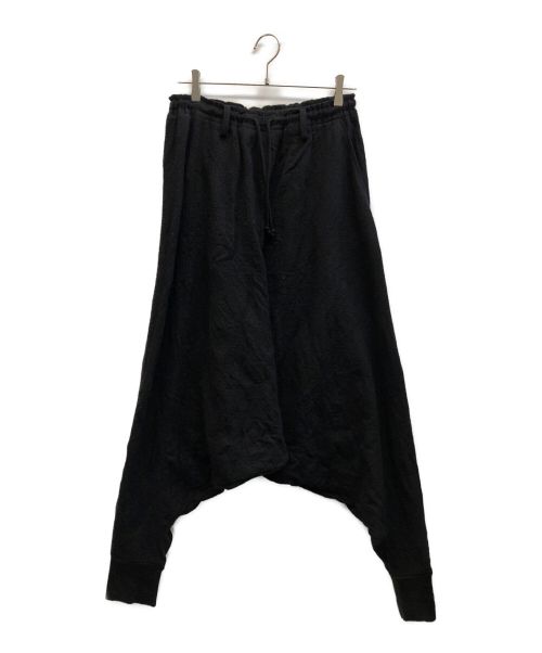 yohji yamamoto+noir（ヨウジヤマモトプリュスノアール）yohji yamamoto+Noir (ヨウジヤマモトプリュスノアール) ウールサルエルパンツ ブラック サイズ:1の古着・服飾アイテム