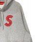 中古・古着 SUPREME (シュプリーム) S Logo Hooded Sweatshirt グレー サイズ:L：32800円