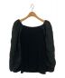 THINGS THAT MATTER（シングスザットマター）の古着「CONFLICTING POWER SLEEVE BLOUSE」｜ブラック