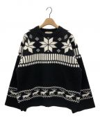 THE TOEザ トー）の古着「Cristal de neige knit」｜ブラック