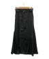 MURRAL（ミューラル）の古着「Curvy satin skirt」｜ブラック