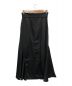 MURRAL (ミューラル) Curvy satin skirt ブラック サイズ:2：15800円
