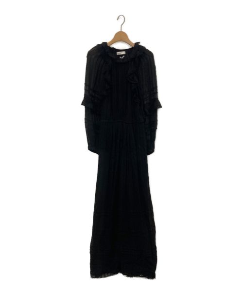 ISABEL MARANT（イザベルマラン）ISABEL MARANT (イザベルマラン) シアースリーブワンピース ブラック サイズ:34の古着・服飾アイテム