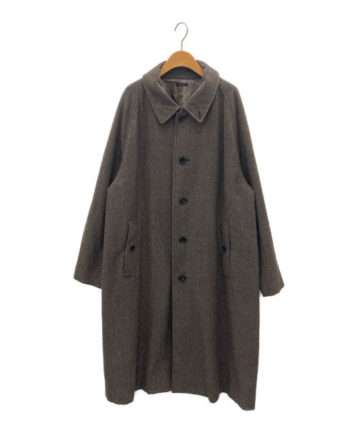 leno（リノ）leno (リノ) BAL COLLAR COAT ブラウン サイズ:3の古着・服飾アイテム