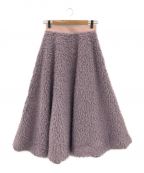RIKOリコ）の古着「Fluffy skirt」｜パープル