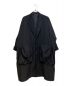 B Yohji Yamamoto（ビーヨウジヤマモト）の古着「ポケットデザインウールギャバジンコート」｜ブラック